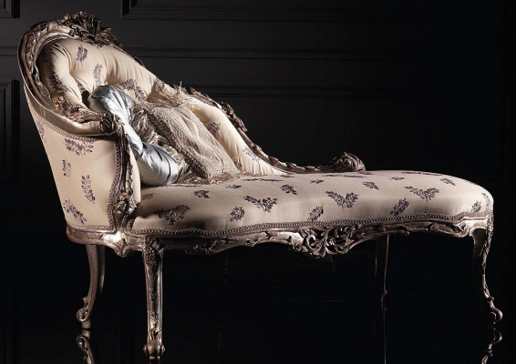 Chaise longue luxe chaise longue Salon Relax Fauteuil en bois véritable neuf