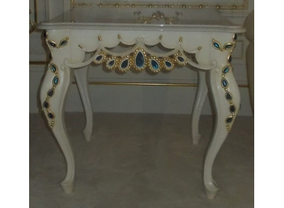 Console Table de console Baroque Table basse Table en verre Meubles italiens Tables de salon neuves
