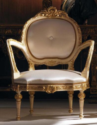Salle à manger Chaise Fauteuil Rembourrage Mobilier Classique Italie Ameublement Trône nouveau