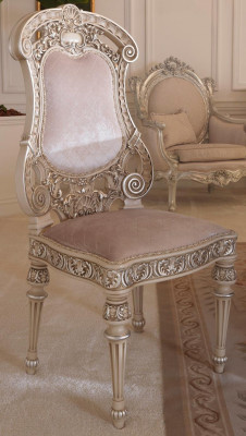 Chaises de salle à manger en bois Chaise de luxe Fauteuil Blanc Salon Mobilier italien neuf
