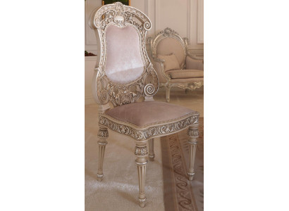 Chaises de salle à manger en bois Chaise de luxe Fauteuil Blanc Salon Mobilier italien neuf