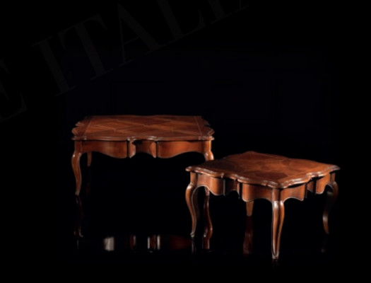 Table basse Salon Mobilier Tables basses Table Doubles tables Baroque Rococo Bois