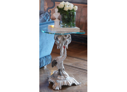 Table basse de luxe en bois, meuble classique, table baroque rococo, table d'appoint