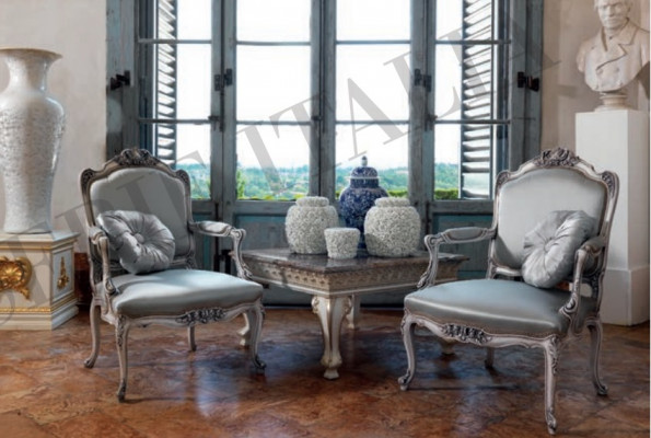 Conception de chaise Bois massif Accoudoirs Fauteuil de luxe Salle à manger Salon Mobilier de bureau