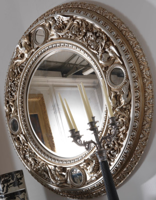 Miroir en bois massif Classique r Echtz Bois Meubles italiens Miroir mural