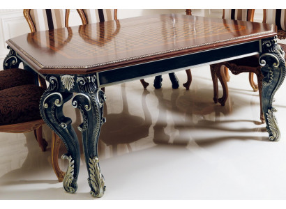 Table à manger Salle à manger Salon Bois Mobilier italien Italie Table Bois massif