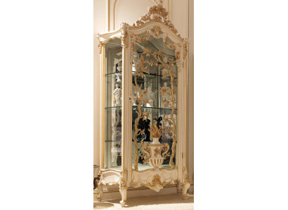 Meubles Vitrines en bois massif Armoire en verre Buffet en bois massif Vitrine Salon
