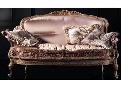 Conception canapés-lits luxueux 2 places en tissu d'ameublement