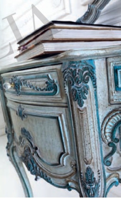 Console Commode Table murale Console classique Consoles Table console avec Miroir Luxe