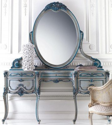 Console Commode table murale Classique r Consoles Table console avec miroir Luxe
