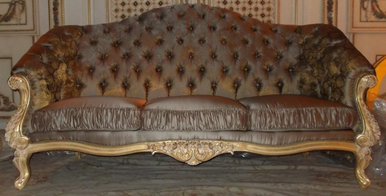 Canapé Canapé Design Canapés Tapisserie Textile Meubles italiens Places Tabouret 3 Places