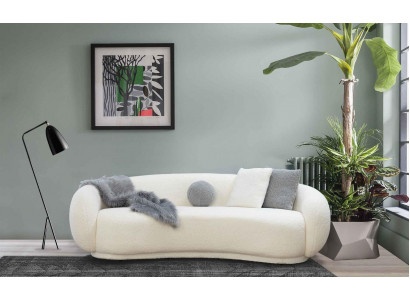 Sofa design à trois places pour le salon Meubles Ameublement Canapés Rembourrage