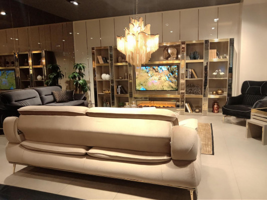 Luxe ensemble de canapé Canapé Rembourrage Mobilier Ensemble de canapé 331 Ensemble de table basse 4 pièces