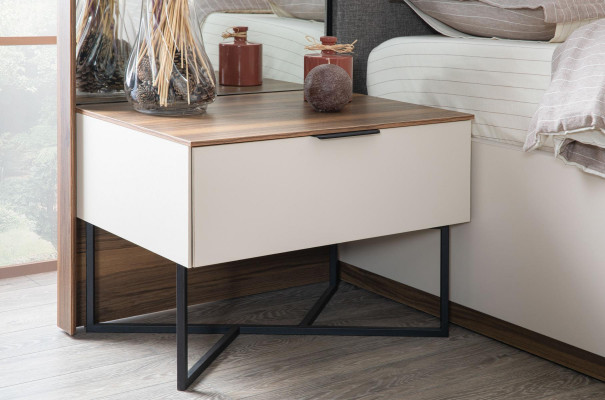 Tables de chevet Blanc Design Moderne Meubles Luxe Élégant Belle Chambre