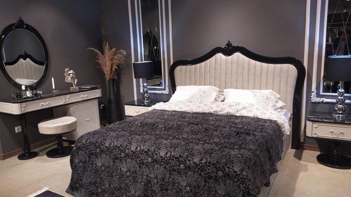 Salon Tabouret Style de Luxe Design Moderne Meuble Repose-Pieds en Tissu Blanc
