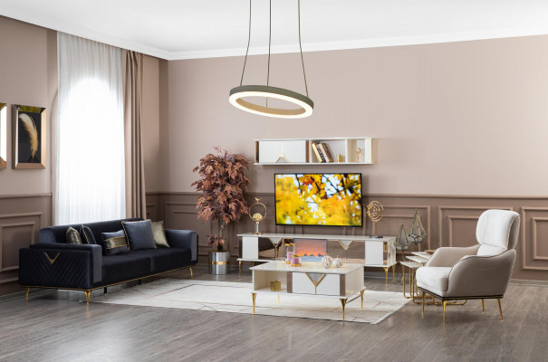 Canapé Place 31 Place Table Basse Table d'Appoint Design Canapés Rembourrage Neuf