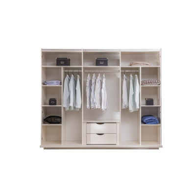 Armoire en bois Chambre Moderne Armoires Luxueuses Beige