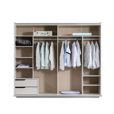Armoire Armoires de luxe Armoire Mobilier en bois Chambre 250cm