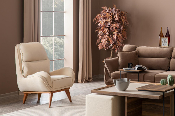 Sitzmöbel Sessel Sitz Einzelplatz Design Polstermöbel Möbel neu Modern Weiß