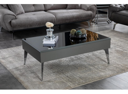 Table basse Salon Bois Meubles de luxe Modernes Couleur Grise Nouvelle