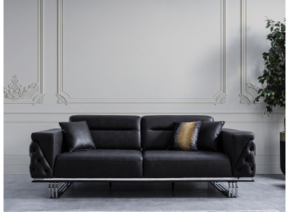 Salon Canapé 4 places Canapé de luxe Designer Canapé Canapés Rembourrés Moderne