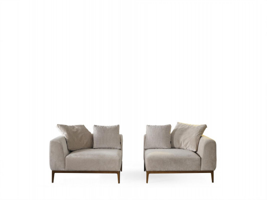 Canapé 3 places en tissu blanc Salon Mobilier de luxe Canapé neuf Moderne
