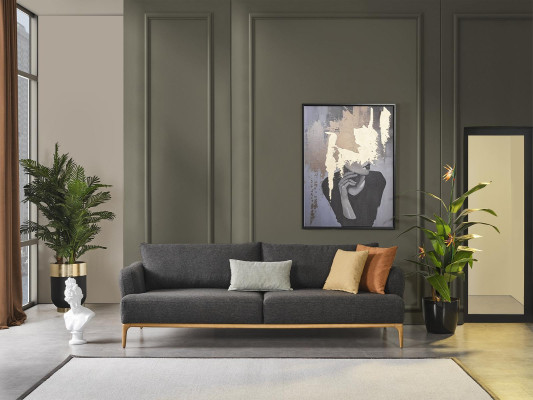 Canapé 4 places design de luxe Canapé Canapés de luxe Meubles rembourrés modernes 274cm