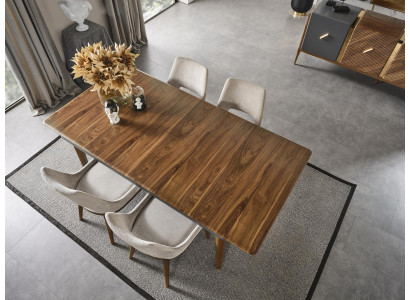 Salle à manger Table Bois Mobilier de luxe Style moderne Table en bois marron Tables