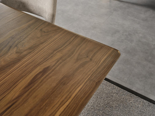 Salle à manger Table Bois Mobilier de luxe Style moderne Table en bois marron Tables