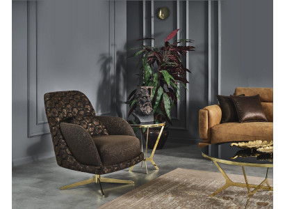 Salon Fauteuil Design Canapé Luxe Rembourrage Mobilier Fauteuil une Place Mobilier