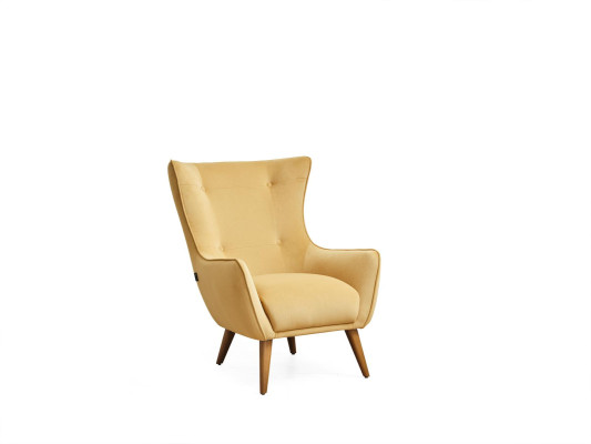 Salon Fauteuil Design Canapé Luxe Lounge Tapisserie Club Disco Jaune