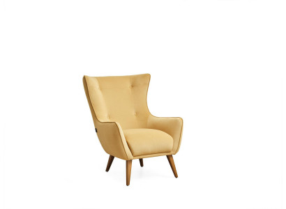 Salon Fauteuil Design Canapé Luxe Lounge Tapisserie Club Disco Jaune