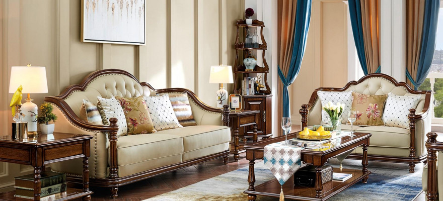 Canapé design classique 3+2 places Ensemble de canapés 2 pièces