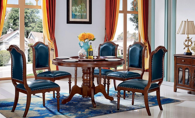 Ensemble complet Table à manger 6 chaises Ensemble salle à manger Ess Group Bois 7 pièces