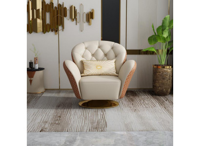 Fauteuil pivotant Chesterfield Fauteuil inclinable Fauteuils Rembourrage Mobilier Fauteuil 1 place