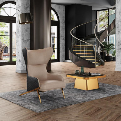 Fauteuil de luxe 1 place Canapé Canapé Mobilier Ameublement Cabinet d'avocats Hôtel neuf