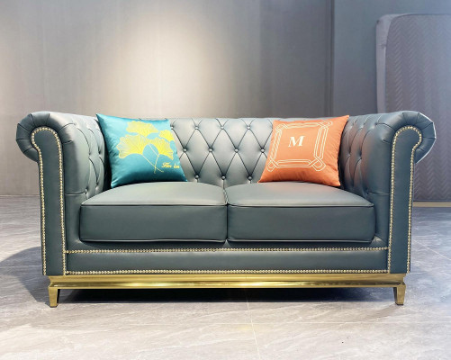 Chesterfield Canapé deux places Mobilier de design Meubles classiques Sofas