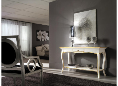 Tables de chevet pour consoles Chambre Table d'appoint Design moderne Mobilier en bois Blanc neuf