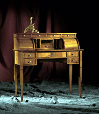 Bureau Table de bureau Bois noble Tables Baroque Rococo Mobilier de style ancien Lits