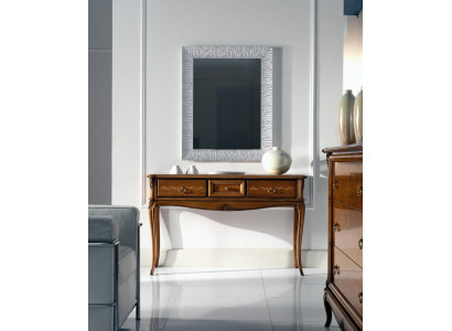 Consoles Table de chevet Chambre Table d'appoint Design moderne Mobilier Bois marron