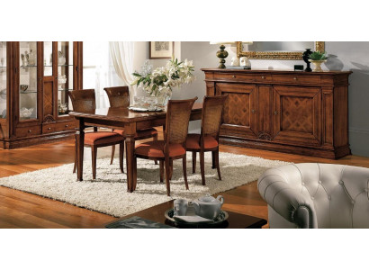 Table à manger de luxe Design de meubles italiens Ameublement Tables Table en bois massif neuf