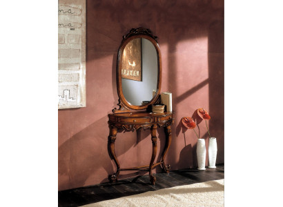 Tables consoles Table Side Chambre Bois Miroir + Commode console Commodes