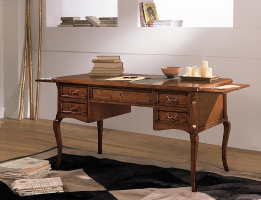 Tables En bois massif Table Secrétaire Italien Bureau Antique Anglais