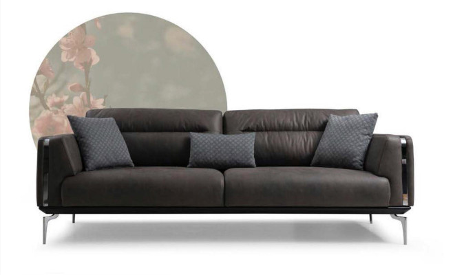 Ensemble de canapés Canapé Suite Canapés 3+3+1 Fauteuil Moderne en Polyester Trois places