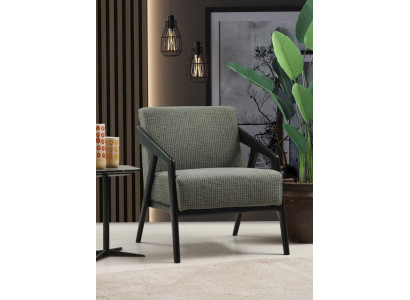 Fauteuil canapé Salon Tissu Polyester Style Moderne Design Luxe