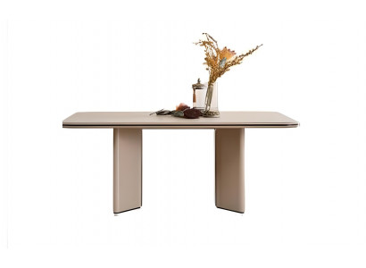 Salle à manger Table à manger moderne Table en bois de designer Mobilier luxueux Noble