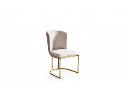 Chaise Chaise de salle à manger beige chaise de cuisine fauteuil luxueux moderne nouveauté