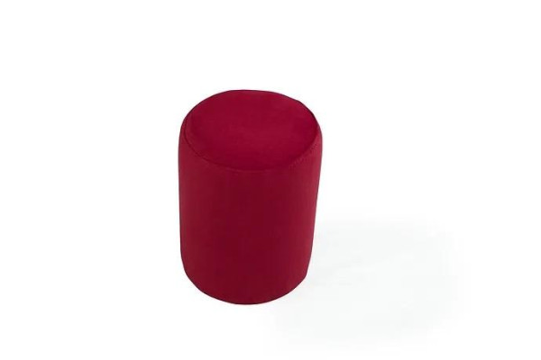 Tabouret rose rembourré de tissu cadre en panneaux de particules MDF tabouret de luxe nouveau