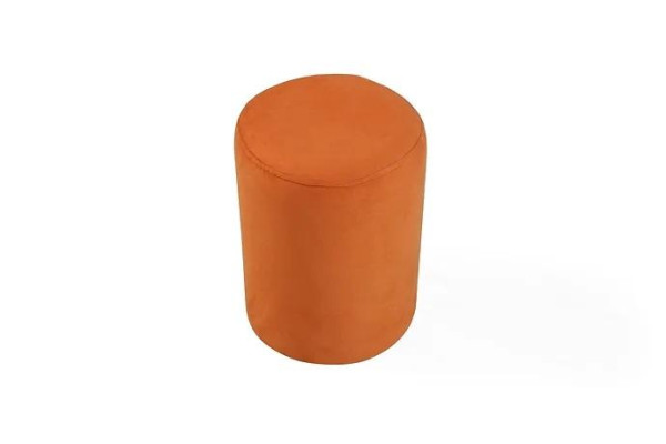 Tabouret orange en textile de haute qualité en panneau de particules