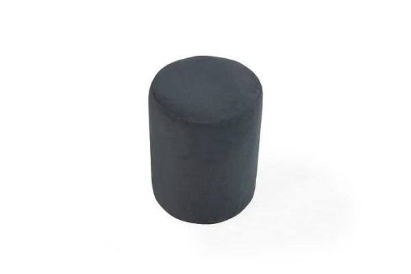Tabouret gris Salon Rembourrage textile Meubles exclusifs de première classe